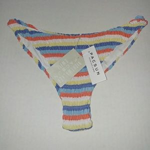 Pacsun The Lupe Smocked Bikini Bottom